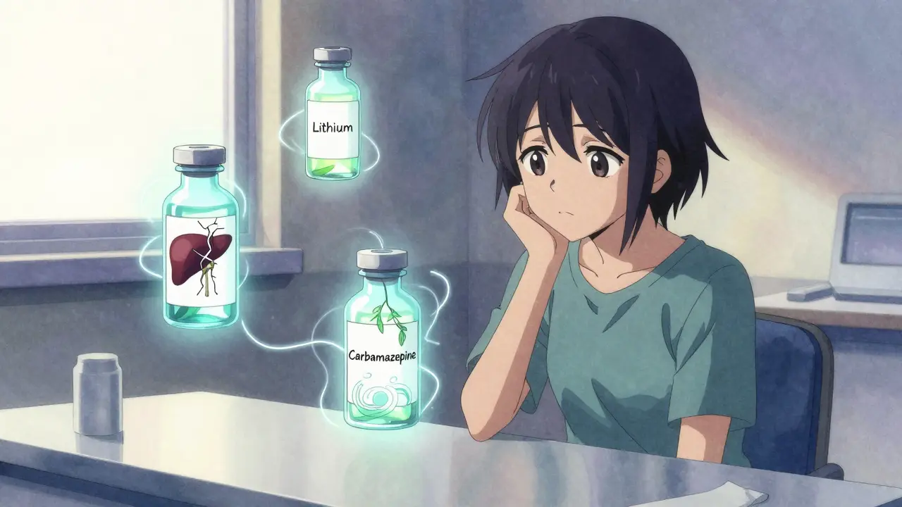 Mood Stabilizers: Lithium, Valproate, and Carbamazepine Interactions Explained